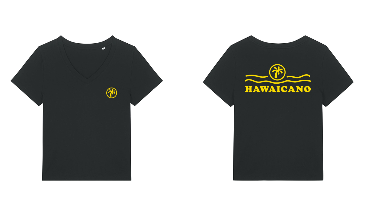 T-shirt leggera con scollatura a V