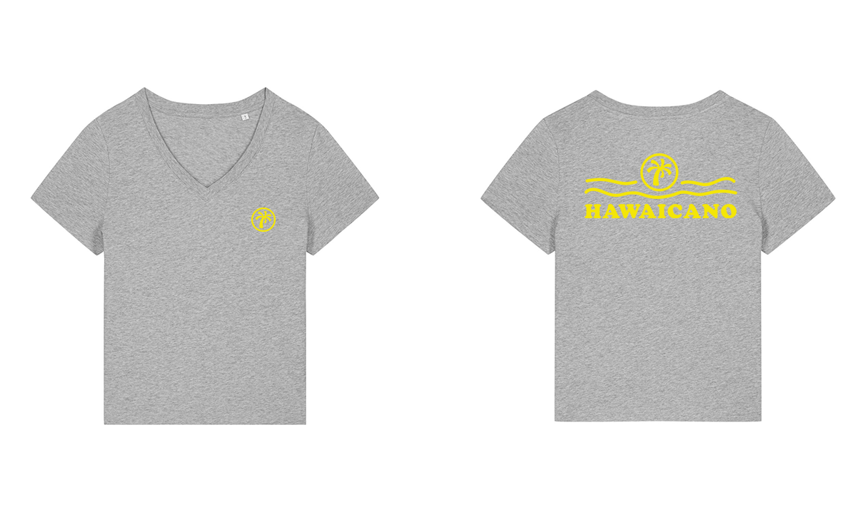 T-shirt leggera con scollatura a V
