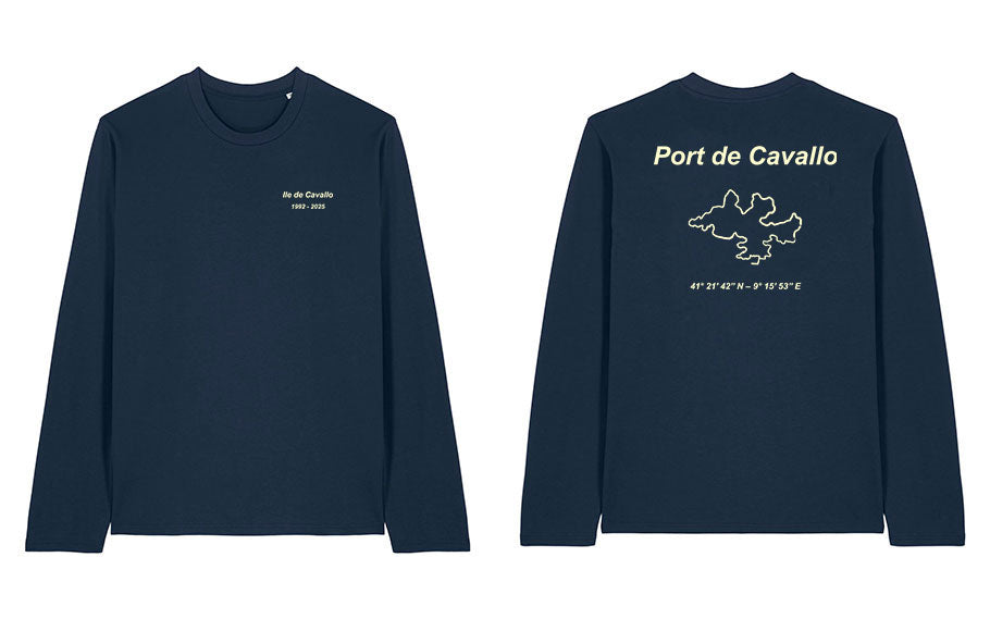 PORT DE CAVALLO - T-shirt a maniche lunghe classica media