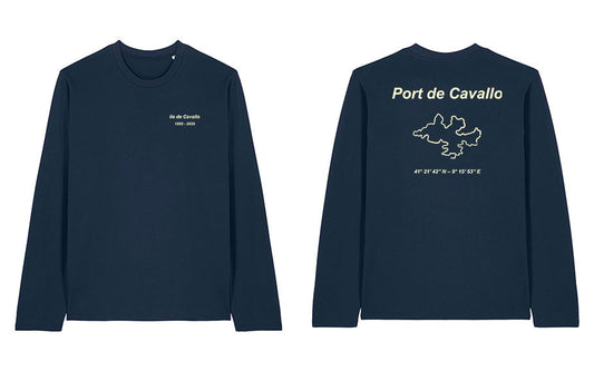 PORT DE CAVALLO - T-shirt a maniche lunghe classica media