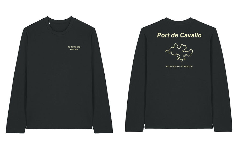 PORT DE CAVALLO - T-shirt a maniche lunghe classica media