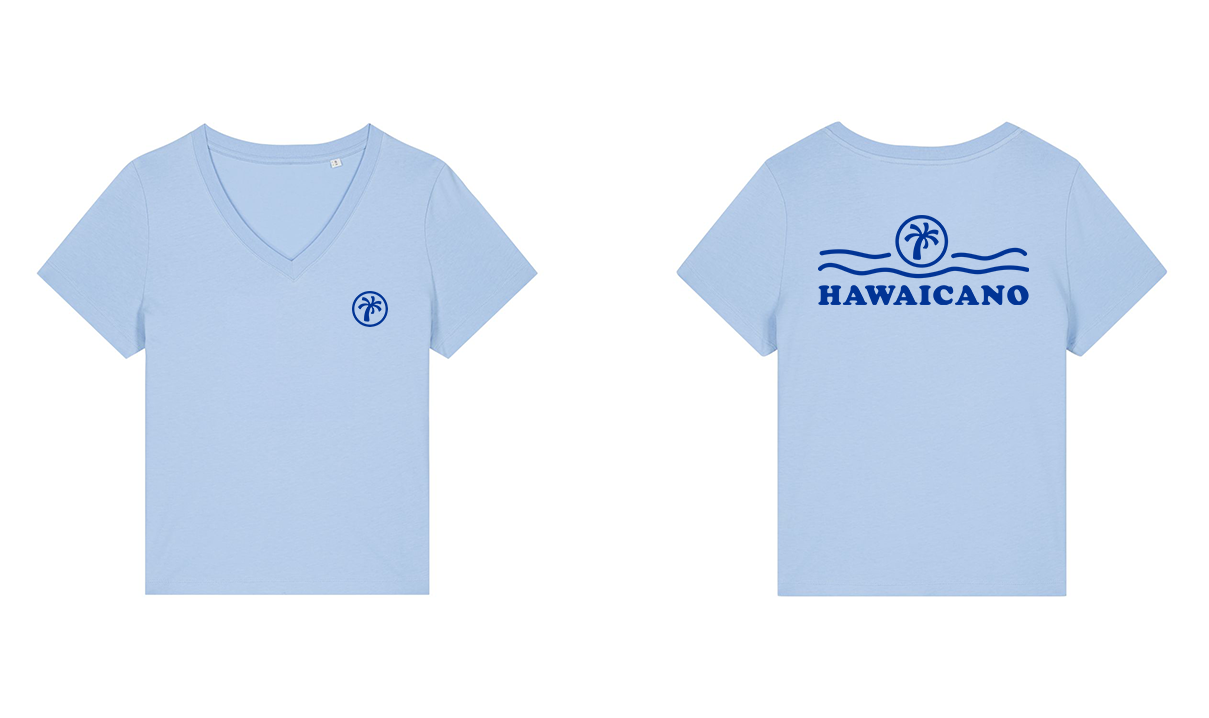 T-shirt leggera con scollatura a V