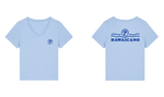 T-shirt leggera con scollatura a V