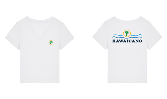 T-shirt leggera con scollatura a V